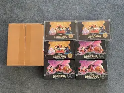 Disney Lorcana The First Chapter & Rise Of The Floodborn Booster Box Sealed Lot - Image 1