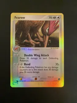Pokemon Card Fearow 37/100 Reverse Holo Foil EX Sandstorm - LP - Image 1