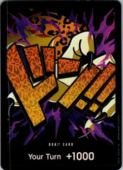 One Piece TCG | DON!! Card (Rob Lucci) | | PRB-01 | NM Foil - Image 1