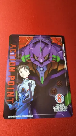 Bandai Card Games Fest Exclusive Evangelion Union Arena Action Point Promo Card! - Image 1