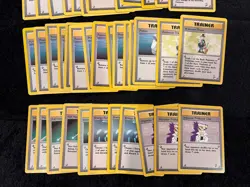 Vintage Pokemon 1999 Trainer Cards - Big Lot of 120+ Cards - Great Condition - Image 3