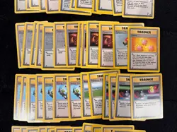 Vintage Pokemon 1999 Trainer Cards - Big Lot of 120+ Cards - Great Condition - Image 5