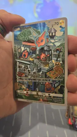 ~ Pokemon Pocket Rotom Illustration Textured Art Card Holo ~ - Image 1