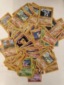 Pokemon Vintage Card Lot Base Set Unlimited/Fossil/Jungle WOTC MP/HP/DMG - Image 1