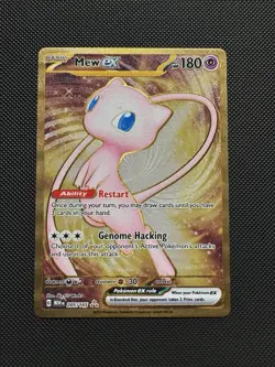 Pokemon TCG Mew ex 205/165 (151 Metal Card) Sv: Scarlet & Violet Double Rare NM - Image 1