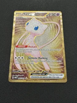 Pokemon TCG Mew ex 205/165 (151 Metal Card) Sv: Scarlet & Violet Double Rare NM - Image 2