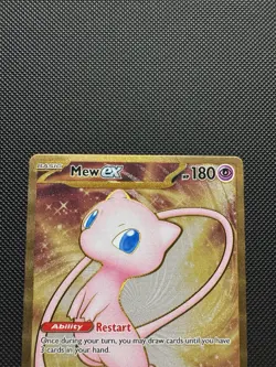 Pokemon TCG Mew ex 205/165 (151 Metal Card) Sv: Scarlet & Violet Double Rare NM - Image 3