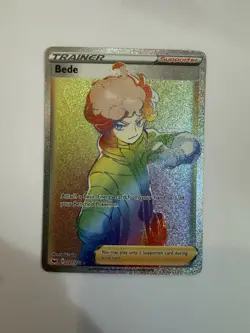 Bede 207/202 Secret Rare Sword & Shield Base Set Pokemon Card - Image 1