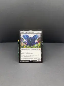 MAHA, ITS FEATHERS NIGHT Bloomburrow BLB Magic MTG NM CARD - Image 1