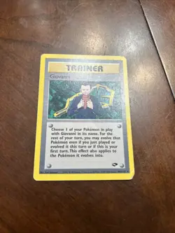 Pokemon TCG Trainer: Giovanni Gym Challenge Unlimited Rare Card 104/132 - Image 1