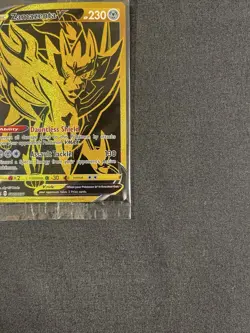 SEALED SWSH077 Zamazenta V Black & Gold Full Art Pokemon TCG Promo Card - Image 3