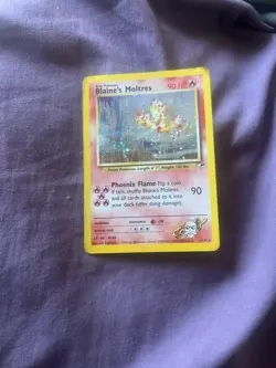 Blaine's Moltres Gym Heroes Holo Pokemon Card 1/132 - Image 1