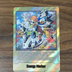 Dragon Ball Super Card Game Energy Marker Foil E-84 Trunks Goten Goku Gohan - Image 1