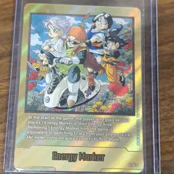Dragon Ball Super Card Game Energy Marker Foil E-84 Trunks Goten Goku Gohan - Image 2