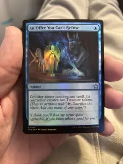 MTG An Offer You Can't Refuse Foundations Foil Uncommon NM - Image 1