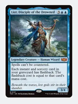 Lier, Disciple of the Drowned | MTG Tarkir Dragonstorm Blue Mythic Flashback NM - Image 1