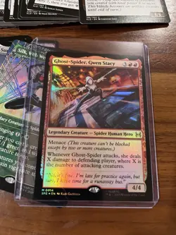 Magic The Gathering mixed lot Mythic Foils Ghost-Spider #0014, Nissa, Ob Nixilis - Image 2