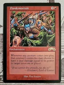MTG Pandemonium x1 NM ~Exodus (Magic the Gathering)*Free Shipping* - Image 1