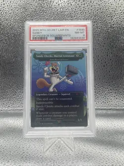 MTG Secret Lair SpongeBob SquarePants Sandy Cheeks Non Foil Psa 8 - Image 1
