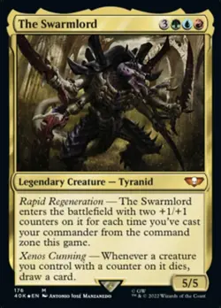 x1 The Swarmlord - Foil M MTG Commander: Universes Beyond: Warhammer 40,000 M/NM - Image 1