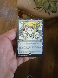 MTG Altered Art Mornsong Aria 0111 Anime Girl | Magic the Gathering | Hand Drawn - Image 3