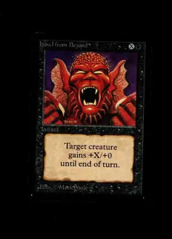 Magic the Gathering HOWL FROM BEYOND Beta MTG - Image 1