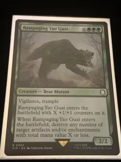 Rampaging Yao Guai - 82 - NM - Universes Beyond: Fallout - MTG - Image 1