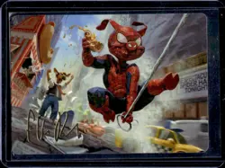 2025 Magic Marvel's Spider-Man Spider-Ham Peter Parker Art Gold Signature #19 - Image 1