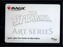 2025 Magic Marvel's Spider-Man Spider-Ham Peter Parker Art Gold Signature #19 - Image 2