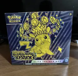 Pokemon TCG Surging Sparks ETB Elite Trainer Box FACTORY SEALED NEW - Image 1