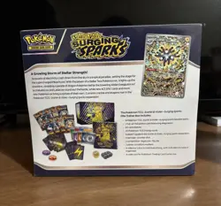 Pokemon TCG Surging Sparks ETB Elite Trainer Box FACTORY SEALED NEW - Image 2