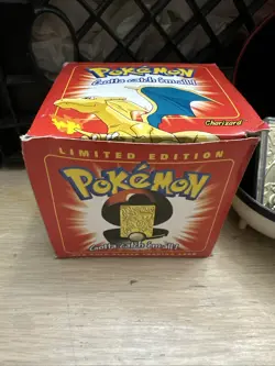 23K Gold Plated CHARIZARD Trading Card 1999 Burger King Pokemon Ball Red - Image 2