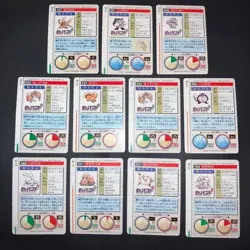 Bandai Carddass Pokemon 11 Card Set Red Green Used Excellent Condition - Image 2