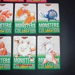 Bandai Carddass Pokemon 11 Card Set Red Green Used Excellent Condition - Image 4