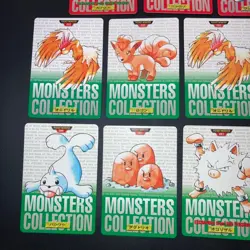 Bandai Carddass Pokemon 11 Card Set Red Green Used Excellent Condition - Image 5