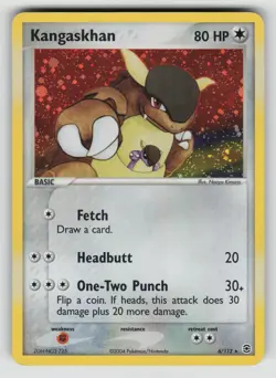 Kangaskhan 6/112 Holo Rare FireRed & LeafGreen Pokemon Holo LP - Image 1
