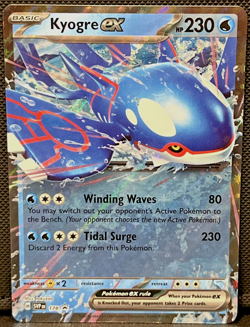 Kyogre EX 178 Black Star Promo Rare Holo - Scarlet & Violet - NM - Pokemon TCG - Image 1
