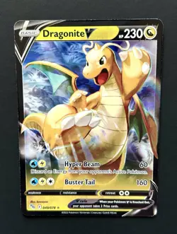 Dragonite V 049/078 Pokemon GO Ultra Rare Holo - NM - Image 1
