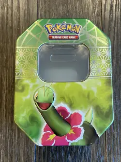 Pokemon TCG 2010 HeartGold & Soulsilver Set Of Meganium & Feraligatr Tins EMPTY - Image 1