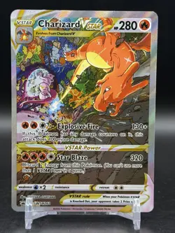 Pokemon TCG Charizard VStar SWSH262 Black Star Promo English NM - Image 1