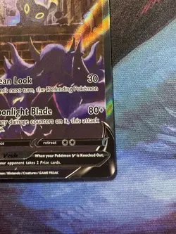 Pokemon Evolving Skies Umbreon v Alternate Art Holo Card 189/203 TCG Near Mint - Image 3