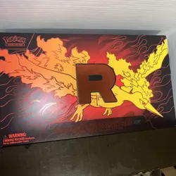 Pokemon Team Rocket’s Moltres EX UPC x2 - Box and accessories NO MAT or Cards - Image 1