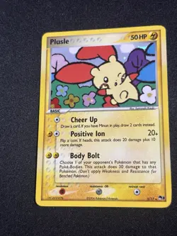 Plusle Pokemon TCG Pop Series 3 Promo Card 5/17 Holo 2006 - Image 2