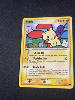 Plusle Pokemon TCG Pop Series 3 Promo Card 5/17 Holo 2006 - Image 3