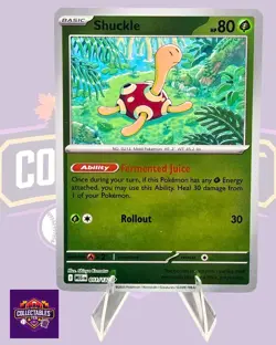 Shuckle 011/132 Me01: Mega Evolution Reverse Holo - Pokemon TCG NM - SHIPS FREE - Image 1