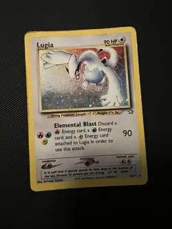 Lugia 9/111 Unlimited Neo Genesis Holo - WOTC Vintage Pokemon Card - MP - Image 1