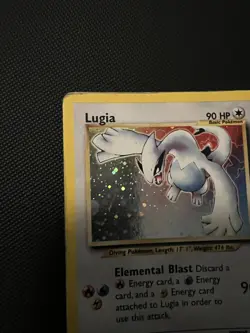 Lugia 9/111 Unlimited Neo Genesis Holo - WOTC Vintage Pokemon Card - MP - Image 4