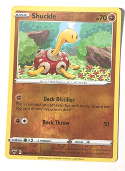 Shuckle 085/185 Vivid Voltage Reverse Holo Uncommon Pokemon NEAR MINT NM - Image 1