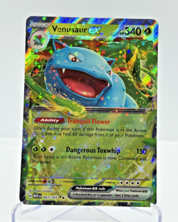 Venusaur EX 3/165 - S&V 151 MEW EN - Double Rare - Pokemon TCG NEAR MINT - Image 1