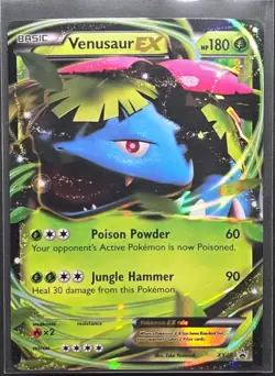 Venusaur EX XY28 Black Star Promo Ultra Rare Pokemon 2014 - Image 1